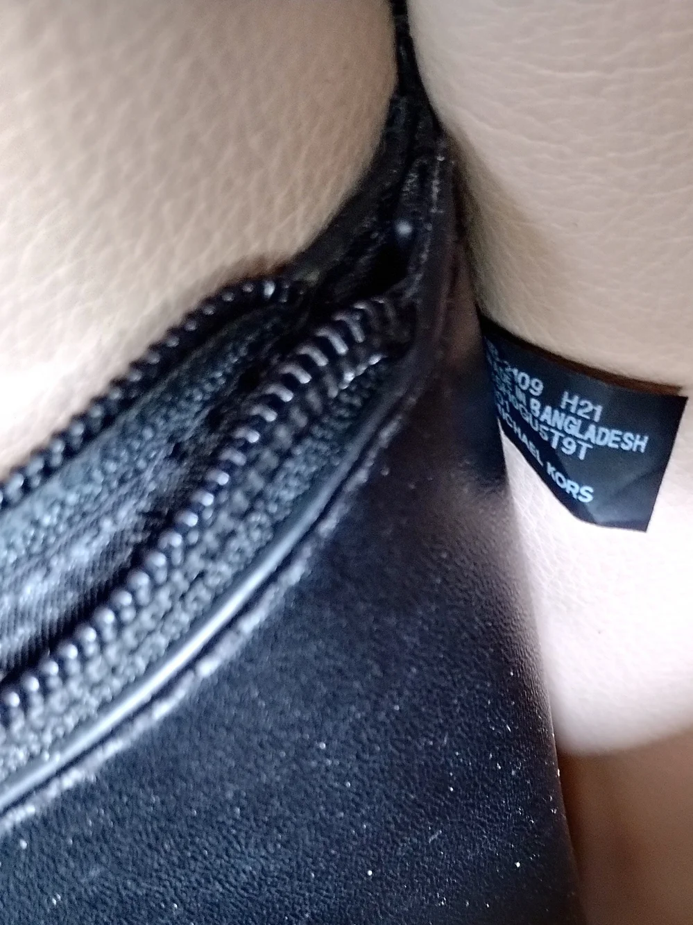 Michael Kors Black Pebbled Leather Tote Bag